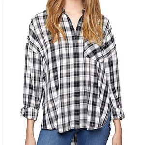 Sanctuary Boyfriend Tie back Top | Size L